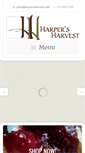 Mobile Screenshot of harpersharvest.net