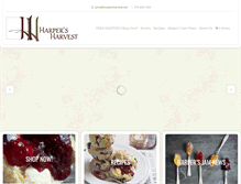 Tablet Screenshot of harpersharvest.net